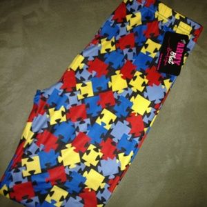 Autism Puzzle Piece Leggings